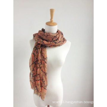 New design colorful printed scarf/shawl